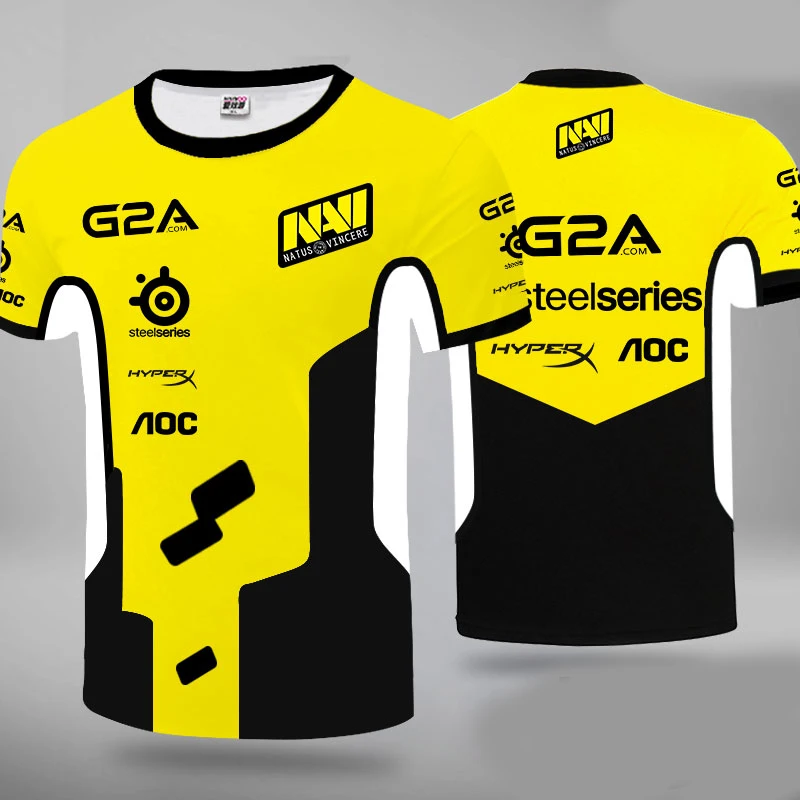 Новая футболка Navi для команды киберспорта Natus Vincere игрока CSGO Pro уличная одежда