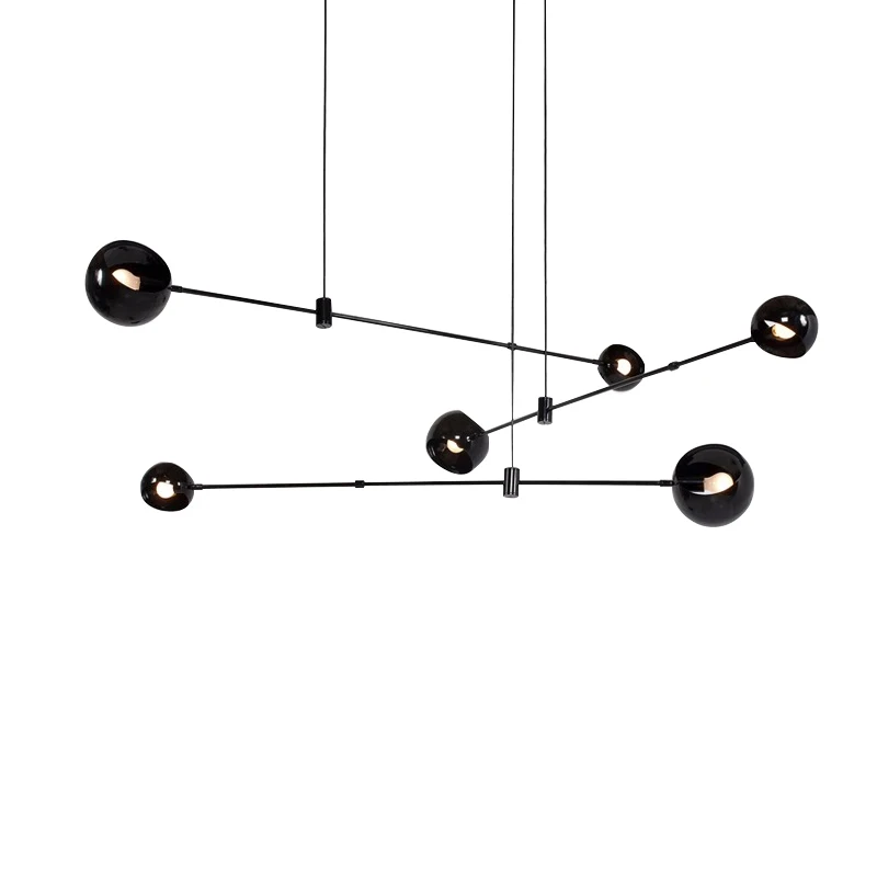 

Glass LED Chandelier Modern Luxury Living Room Dining Room Kitchen Hanging Lights Indoor Ceiling Mounted Luminaire Pendant Lamp