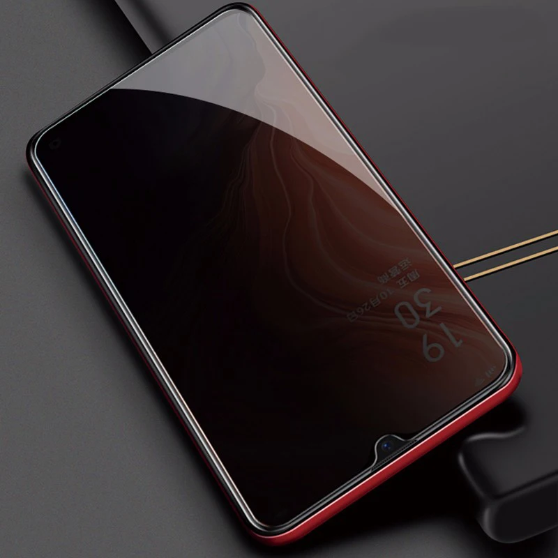 Антишпионский синий светильник, закаленное стекло для OPPO Reno Z, защита для экрана, для OPPO Reno, 6,4 дюймов, Антибликовая пленка, полное покрытие