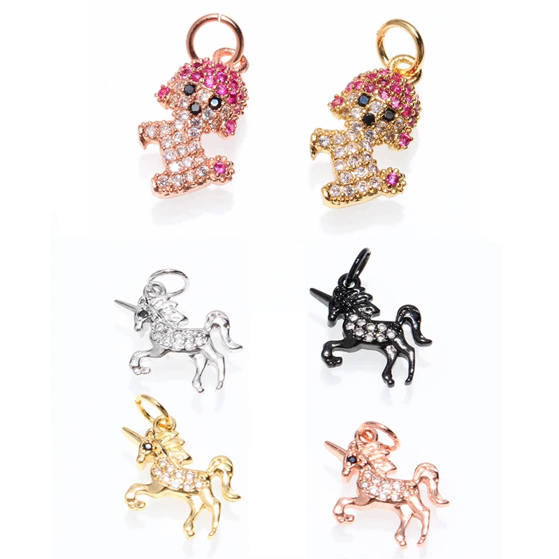 Подвеска для изготовления ювелирных изделий медная микрозакрепка из фианита