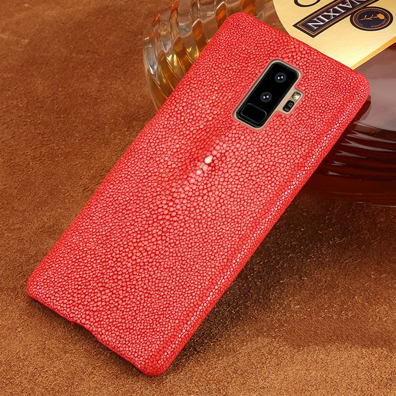 Натуральная кожа анти-осень половина-пакет чехол для телефона samsung Galaxy S8plus S9 S9plus