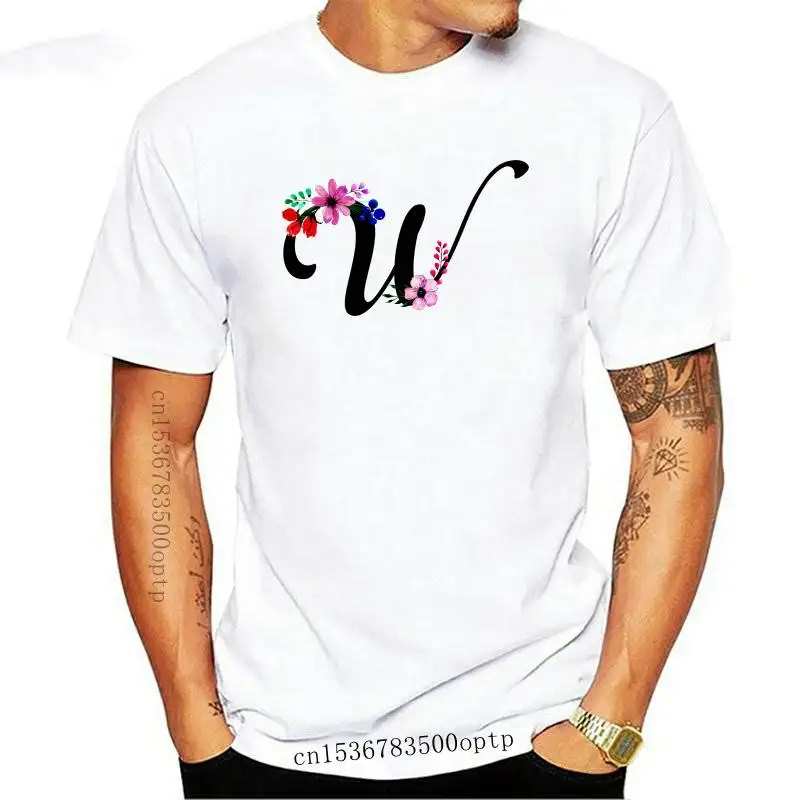 

New T-shirts Women 90s Trend Flower Floral Letter Short Sleeve Cute Fashion Clothes Graphic Tshirt Top Lady Print Female Tee T-S
