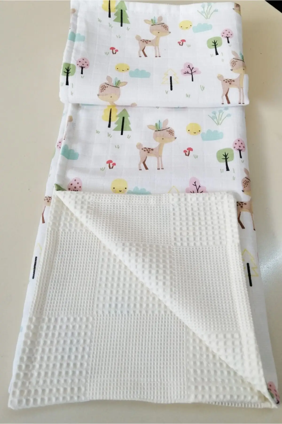 Müslin Pike Cover 110x100 Dimensions Cloth Baby Clothing