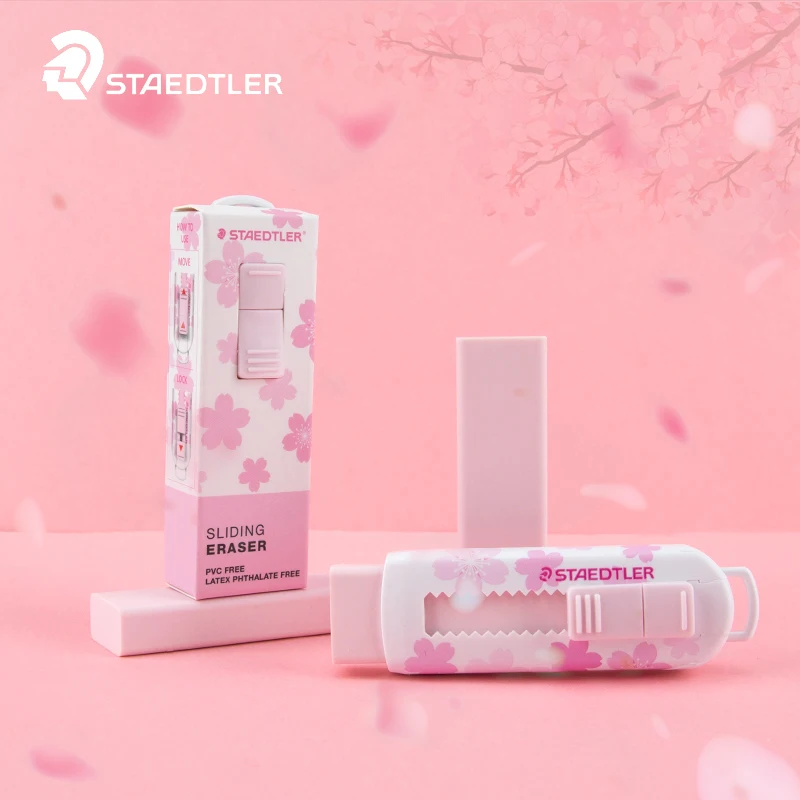 1pcs STAEDTLER Limited Eraser 525 Telescopic Pushable Student Painting Sketch Design Office Rubber | Канцтовары для офиса и