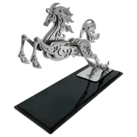 steel warcraft 3d metal puzzle middle horse diy jigsaw model gift and toys for adults children