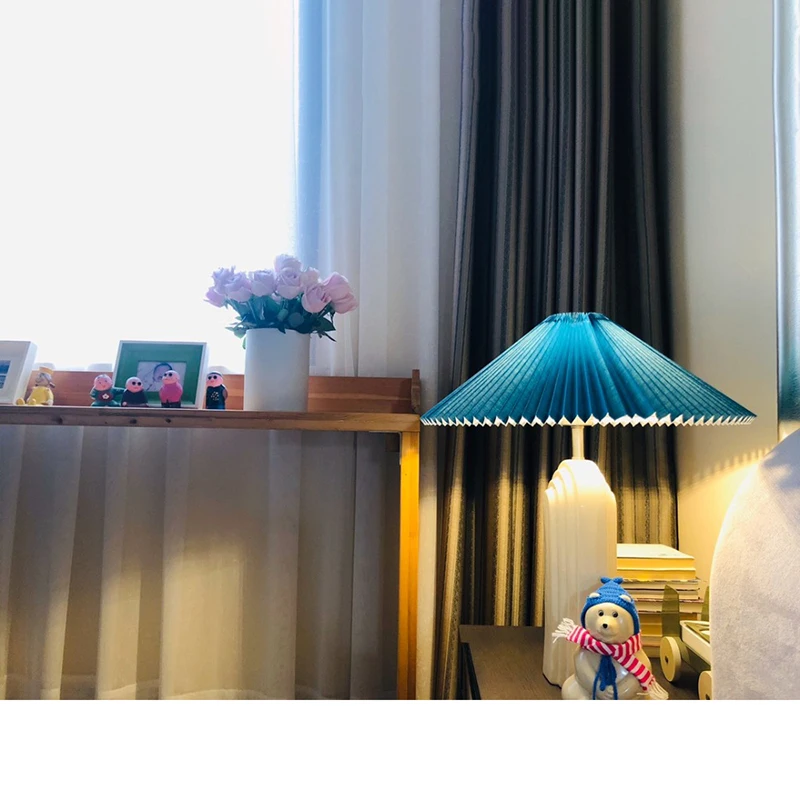 

Nordic Bedside Table Lamp In Girls' Home Bedroom Simple Warm Vintage Table Lamp