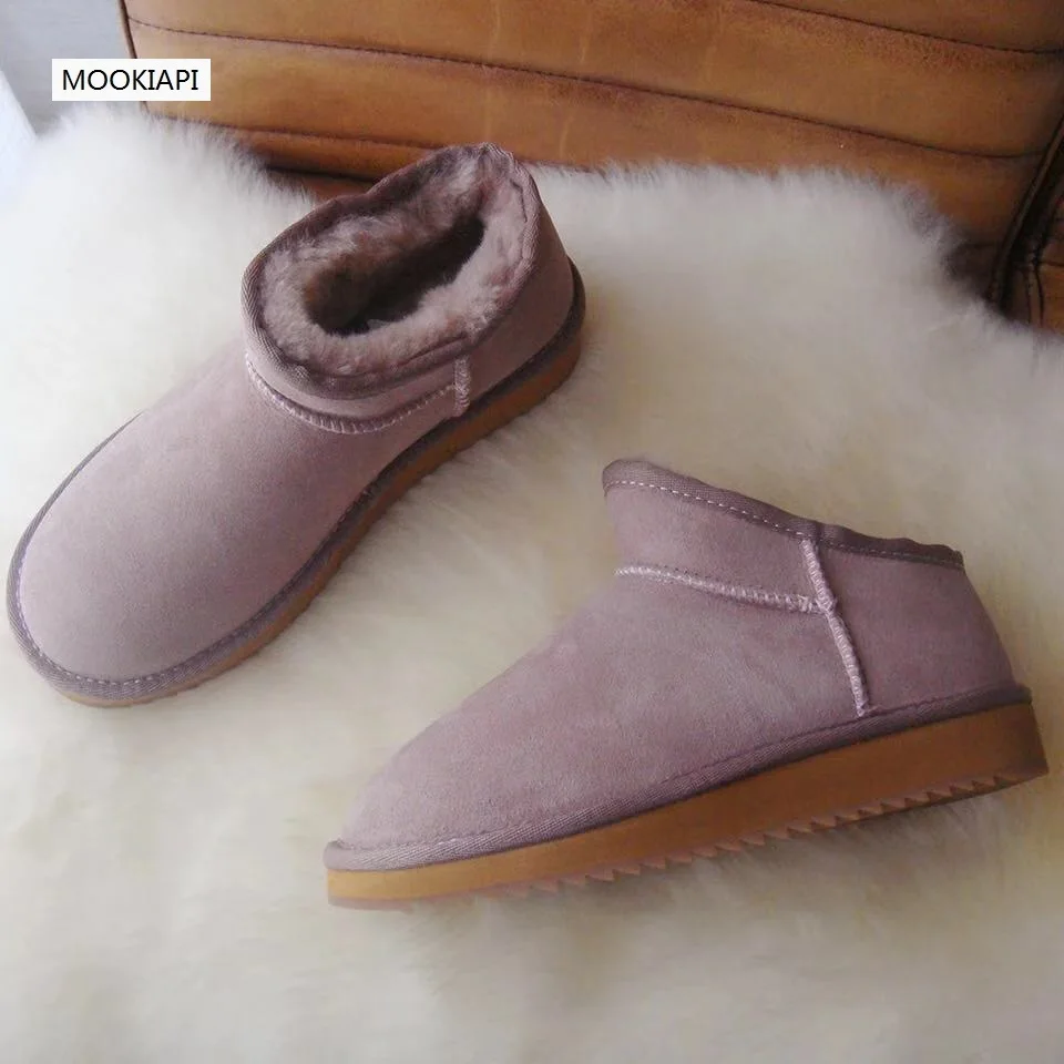 Новейшие высококачественные женские зимние ботинки в Европе 2019 г. Натуральная