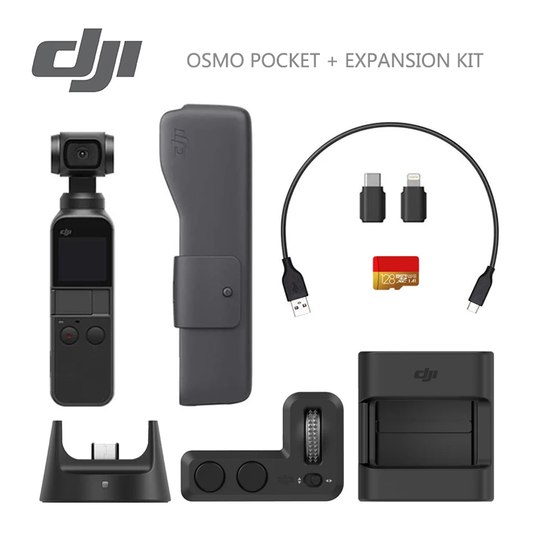 Expansion Kit 128 G DJI Osmo карман самый маленький 3-осевая стабилизированная селфи! Успей купить! бренд в - Цвет: Expansion Kit 128 G