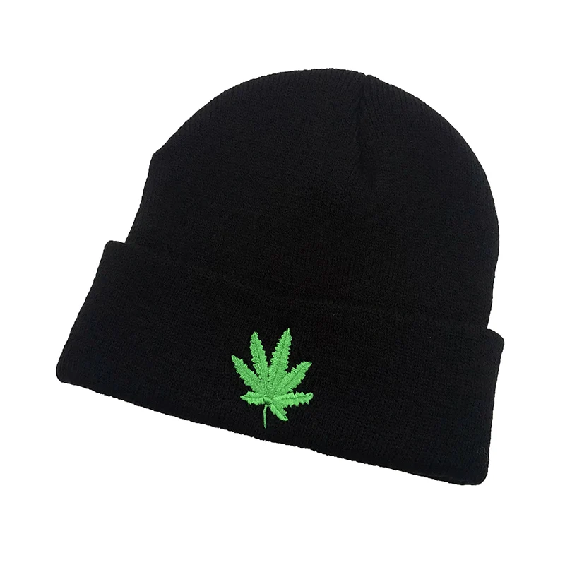 Мужские и женские Skullies зимние теплые шапки в стиле хип хоп панк черно белые с