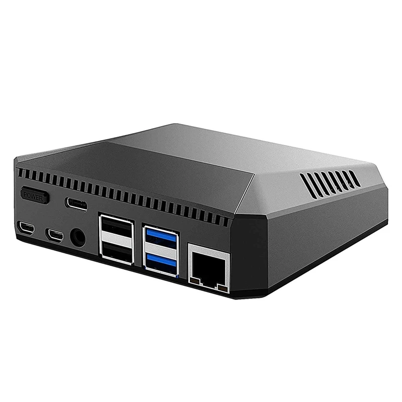 

for Raspberry Pi 4 Protective Cover with Cooling Fan with 5.25V 3.5A Power Supply for Raspberry Pi 4 Model B