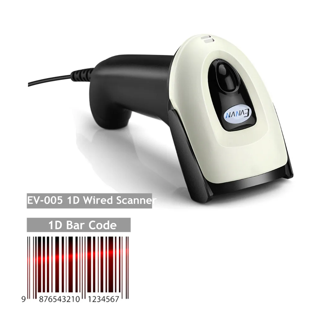Bluetooth сканер штрих-кода с CCD 2 4 ГГц беспроводное USB Проводное подключение Ручной 1D