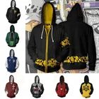 Анимационный цельный Трафальгар закон кокрон толстовки на молнии свитшоты мужская женская одежда пальто куртка манга 3D Косплей Костюм