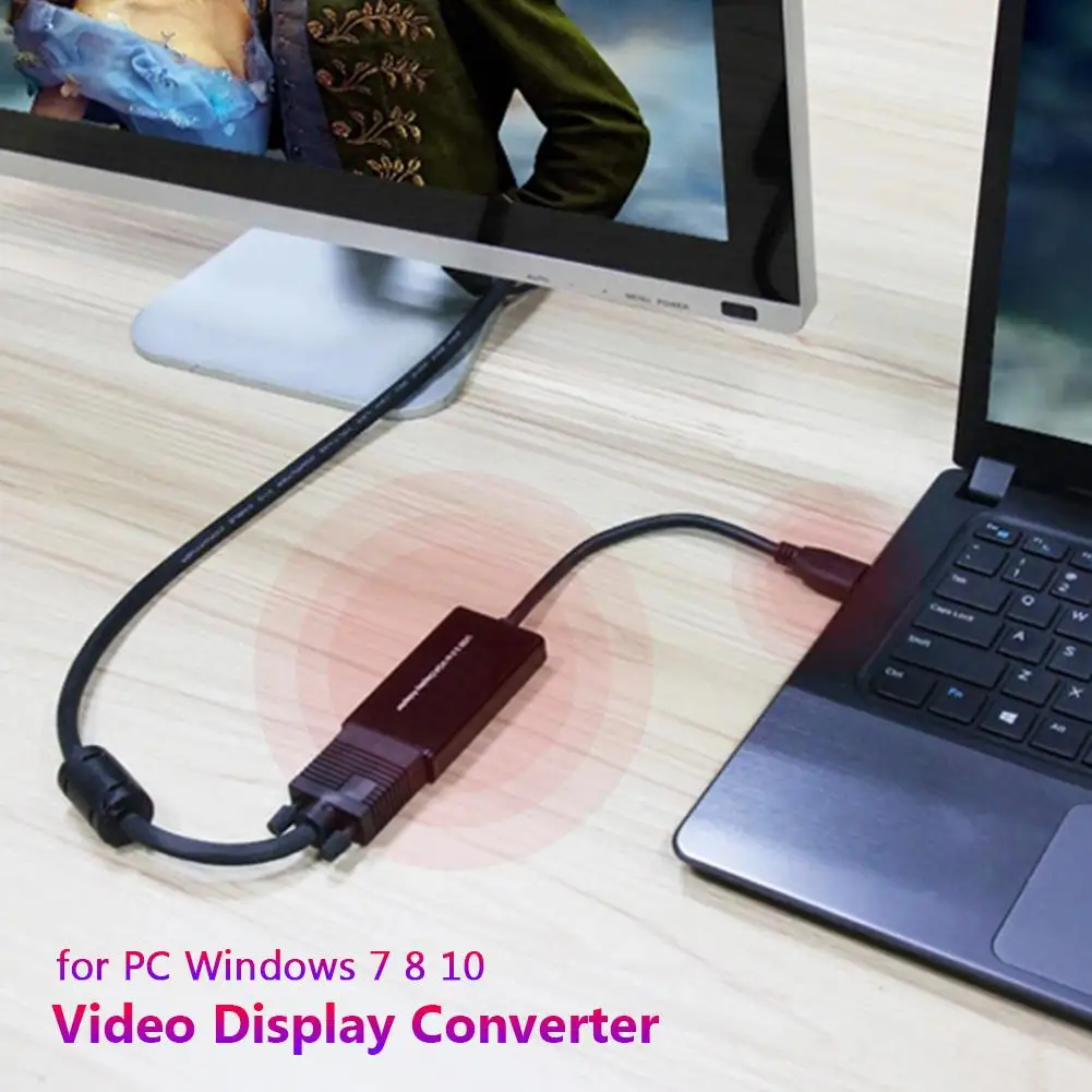USB3.0 to VGA конвертер 5 Гбит/с 1080p видео Дисплей Кабель адаптер для ПК Windows охрана