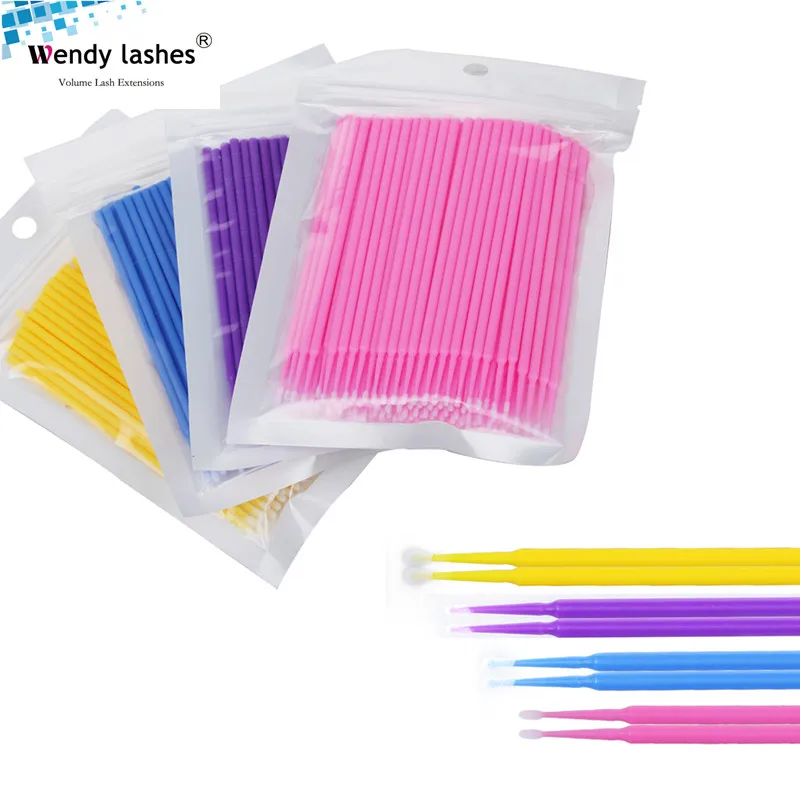 Кисти для макияжа инструменты наращивания ресниц одноразовая микро кисть