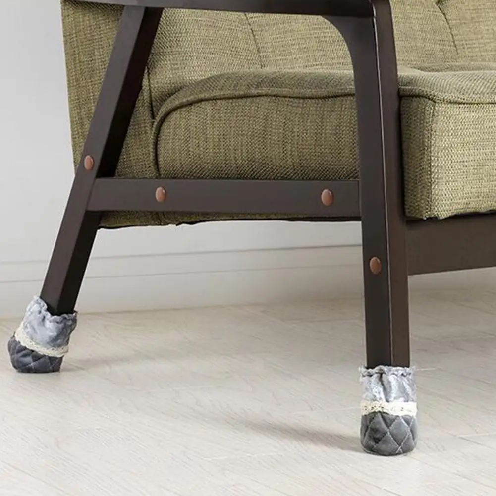 

HobbyLane Cute Non-Skid Cloth Chair Table Table Leg Pads Anti Slip Mat Furniture Leg Feet Chair Leg Socks Table Protector