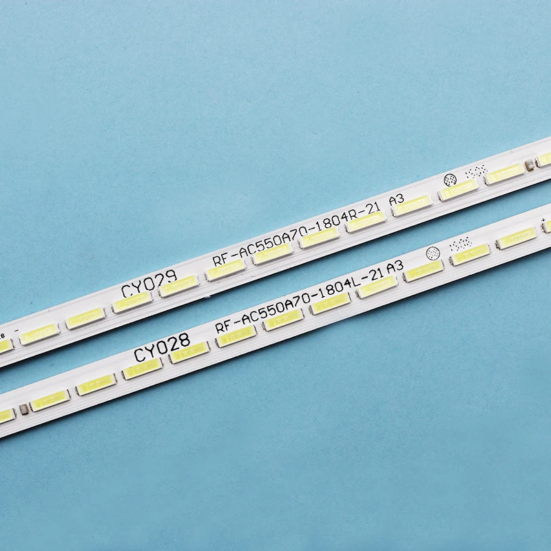 Новинка 100% Светодиодная лента для подсветки chang hong 55Q1F 55Q2F 55Q1FU 55Q2FU 100LED s 3V RF AC550A70 1804R