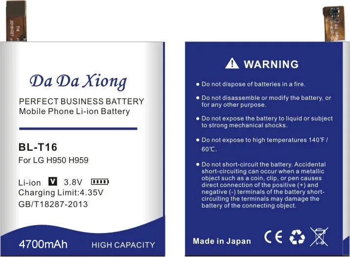 DaDaXiong 4700mAh BL-T16 BLT16 Аккумулятор для LG H955A H959 G Flex 2 Vu 4 Vu4 H950 LS996 H955 US995 | Мобильные