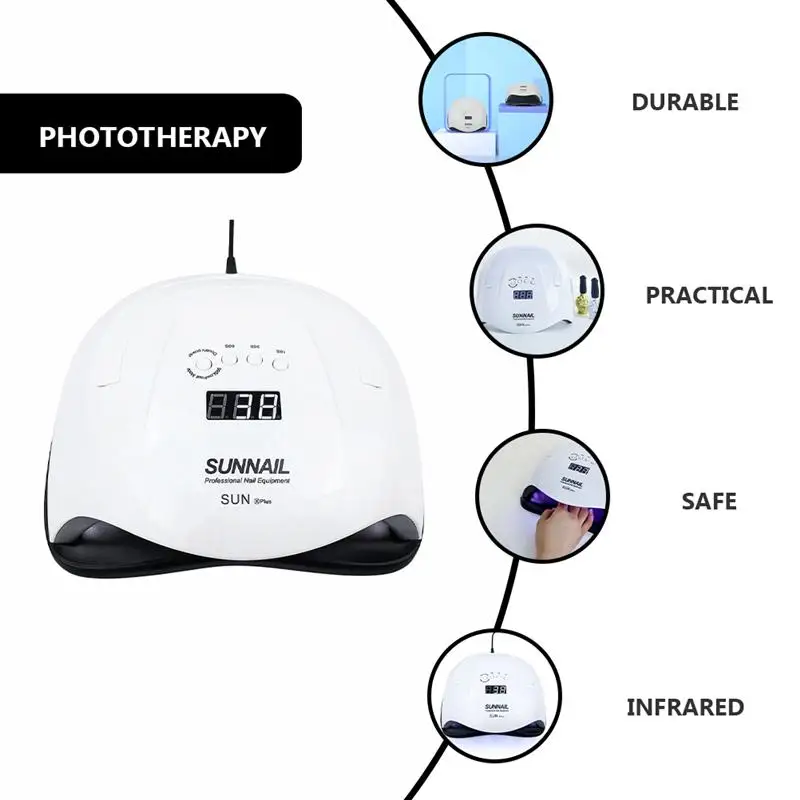 

1Pc Manicure Dryer Hand-Held Nail Dryer Professional Nail Art Tool (US Plug)