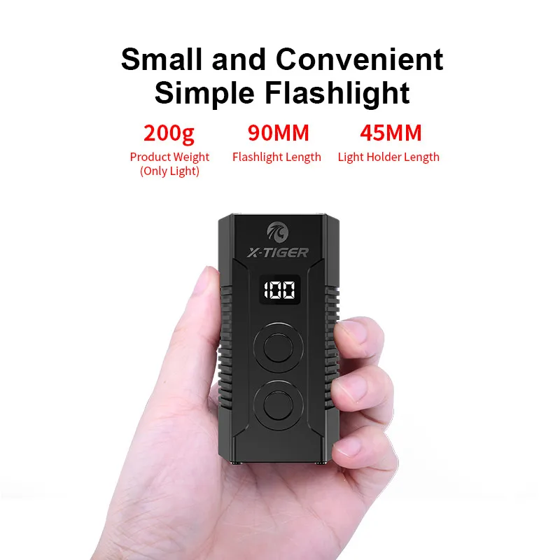 

Bank Rechargeable Light 5200mAh Power MTB Flashlight Bike With Lamp Bicycle LED Bicycle Accessories Light X-Tiger Bike Headlight