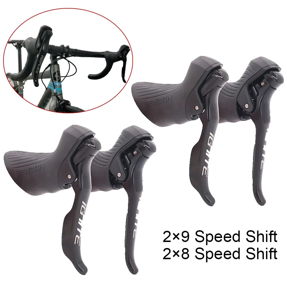 

Road Bike Shifters 2×8 / 2×9 Speed Compatible For Shiman0 Claris Sora Bicycle Control Lever Derailleur Cycling Parts Accessories