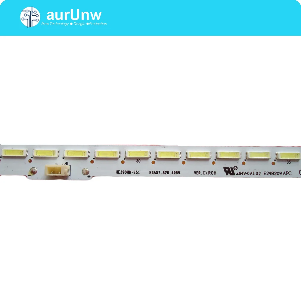 

10 шт., Светодиодная лента для подсветки Hisense LED39L188 SSY-1133947 RSAG8.038.4206 RSAG7.820.4989 HE390HH-E52/E51 T390XVN01.0 54Led 476 мм