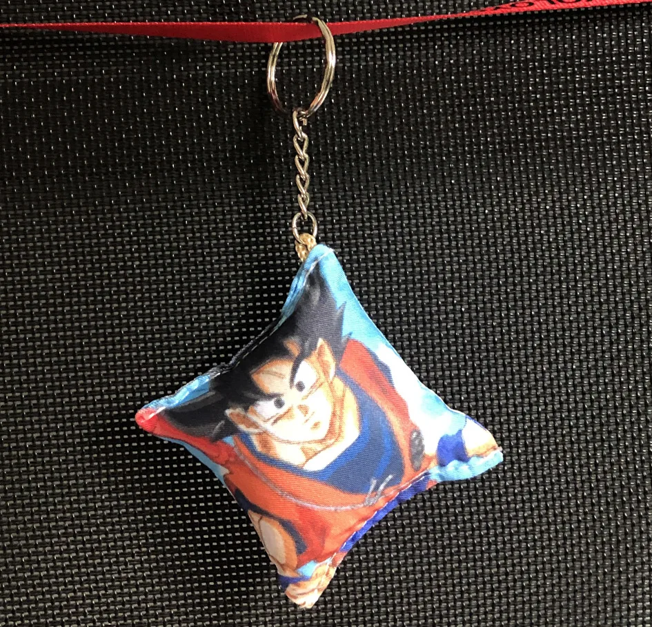 Новинка аниме драконий жемчуг Гоку узор ткань брелок 3D боковая цепочка для