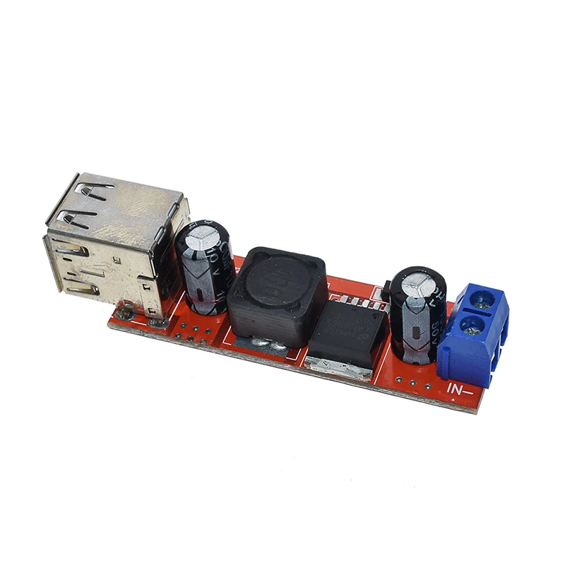 С источником питания от постоянного тока 6V 40V до 5V 3A двойной USB зарядка DC