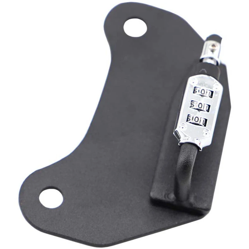 Мотоциклетный шлем Блокировка Пароль Крепление крюк черная сторона