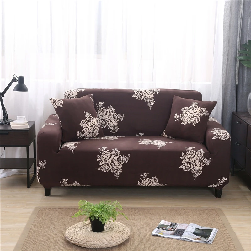 Universal Couch Cover Spandex Living Roon Sofa Slipcover Elastic for Corner Armchair L-Shape Sectional Stretch | Дом и сад