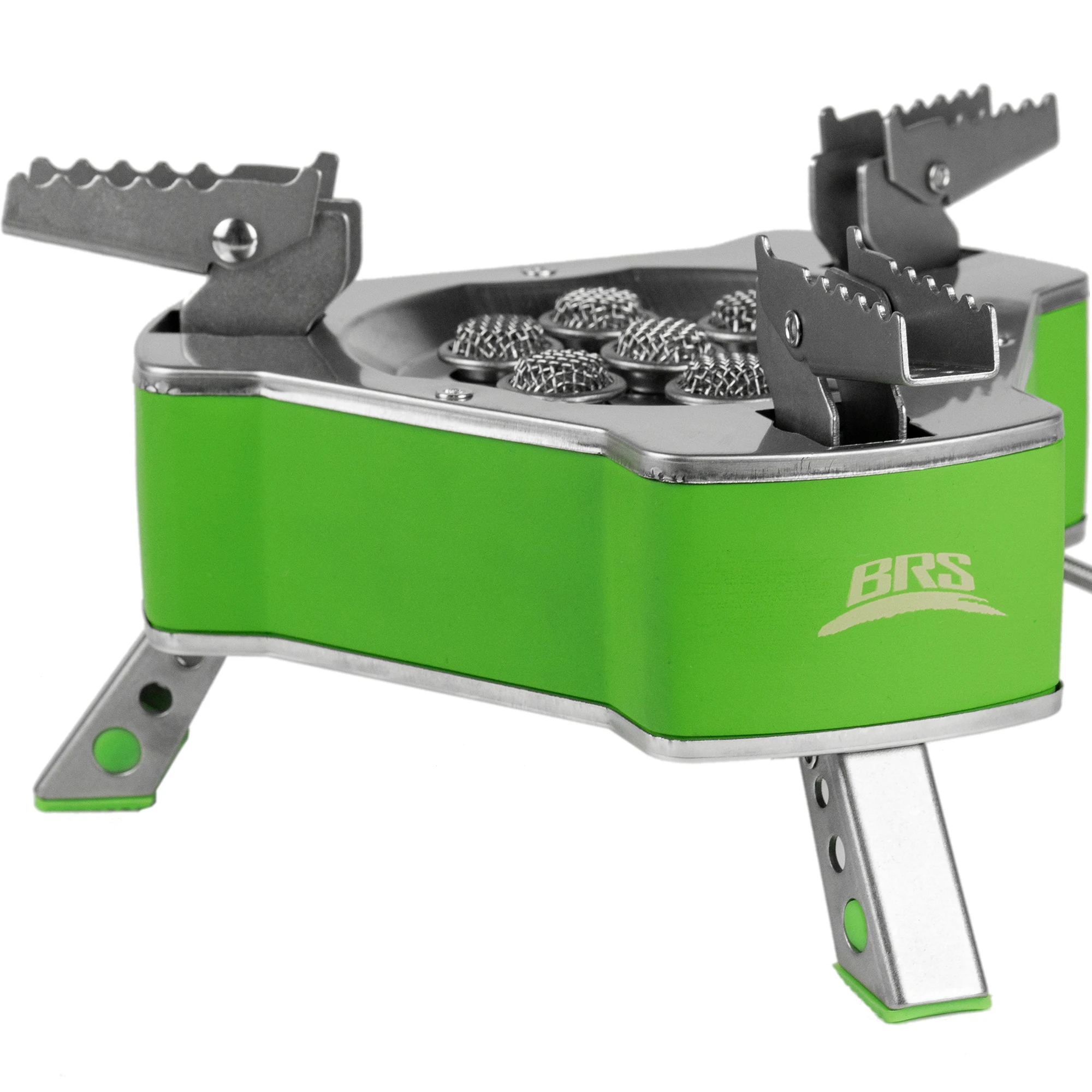 Potência ao ar Equipamentos ao ar Fogão a Gás Inoxidável com Sete Brs-71 de Alta Livre Acampamento Fogão Cozinhar Piquenique Dobrável Aço Queimadores