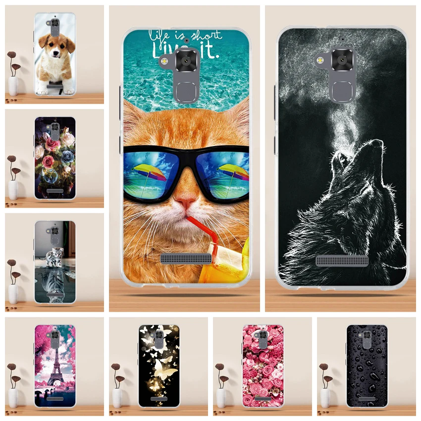 Чехол для Asus Zenfone 3 Max ZC520TL силиконовый чехол задняя крышка 3D чехол|case cover|cover for asuscover