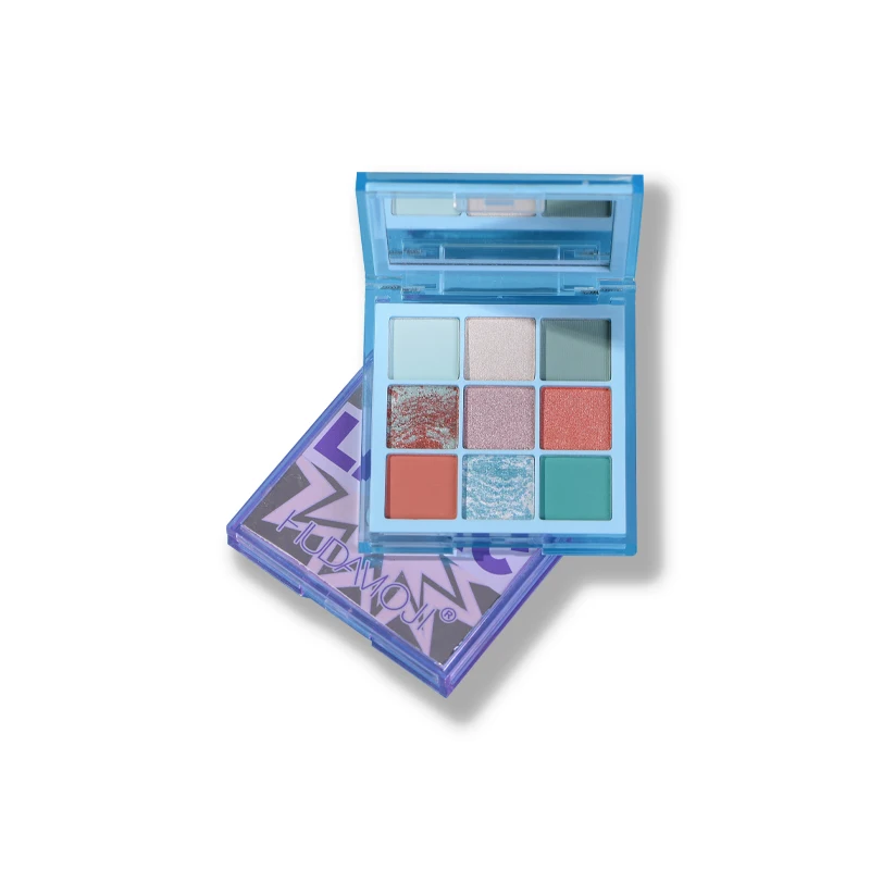 

HUDAMOJI NEON Eyeshadow Palette Holographic Shiny Matte Glitter Pigment Eye Shadow Pallete Metallic Diamond Makeup Palette