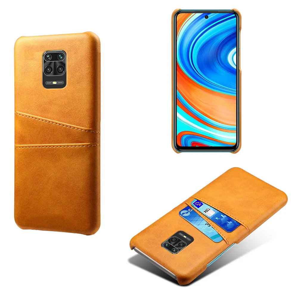 Чехол-книжка для Xiaomi Redmi Note 9s 9 pro MAX из искусственной кожи с отделениями карт