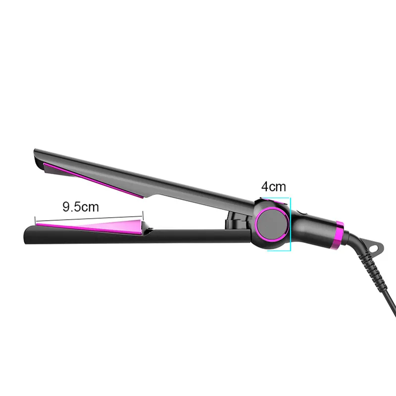 Штора Прямая поставка твист выпрямитель для волос утюжок Макс 450F ° контроль