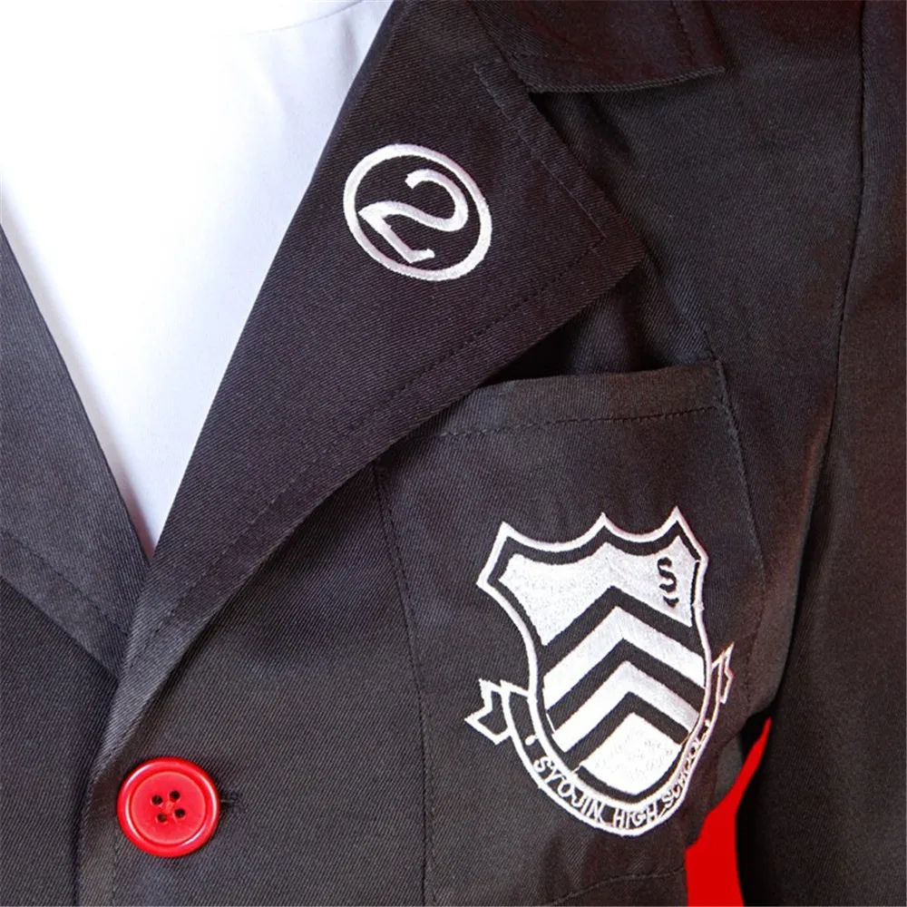 Anime Cosplay Persona 5 Costume Akira Kurusu / Ren Amamiya School Uniform for Unisex Coat + Top Pants uniform set | Тематическая