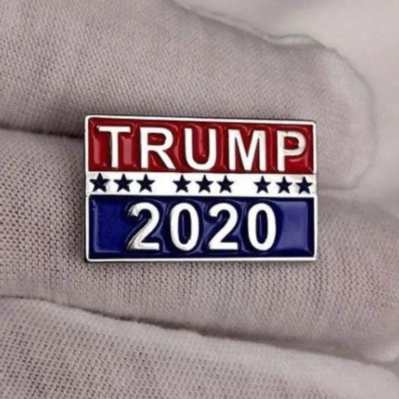 Дональд Трамп президент 2020 эмалированная булавка значок брошь Мода Ювелирные