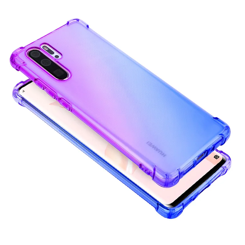 Ударопрочный грязестойкий чехол для телефона huawei P30 Pro Противоскользящий мягкий