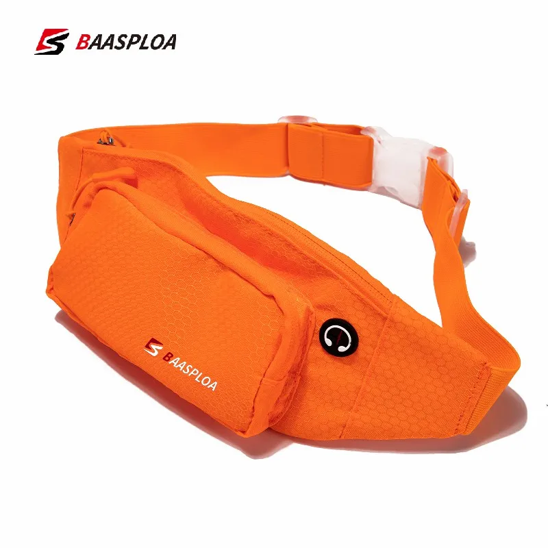 

Baasploa Running Waist Bag Waterproof Sports Belt Gym Bag Phone Holder for Women Men Hold Water Cycle Run Belt Waist Pack Wallet