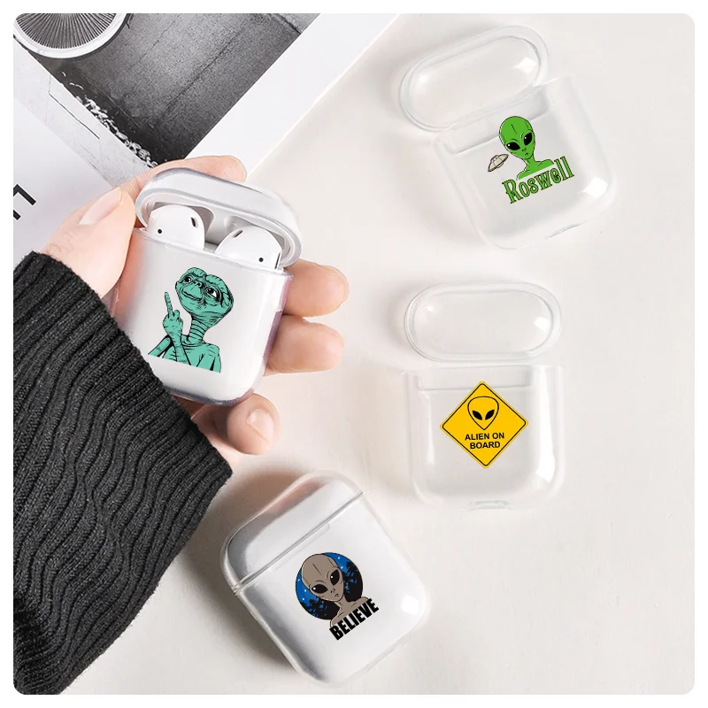 Чехол Airpod для Airpods 2 1 чехол милый мультяшный Мягкий Силиконовый ТПУ Прозрачный