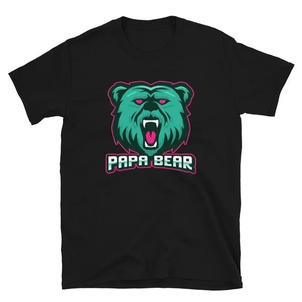 Рубашка Papa Bear смешной День отца 2021|Мужские футболки| |