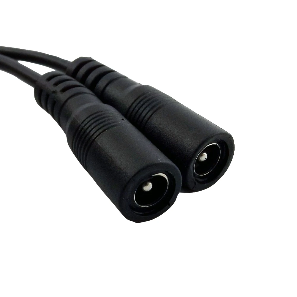 1x CCTV DC Power 5 мм x 2 1 штекер к двойному гнезду адаптер Y разветвитель соединительный
