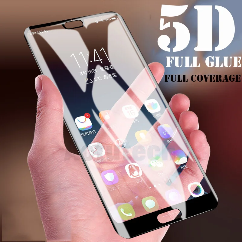 Закаленное стекло 5D с полным покрытием для Huawei View nova 3 P20 Lite Pro Mate 20 lite Защитная