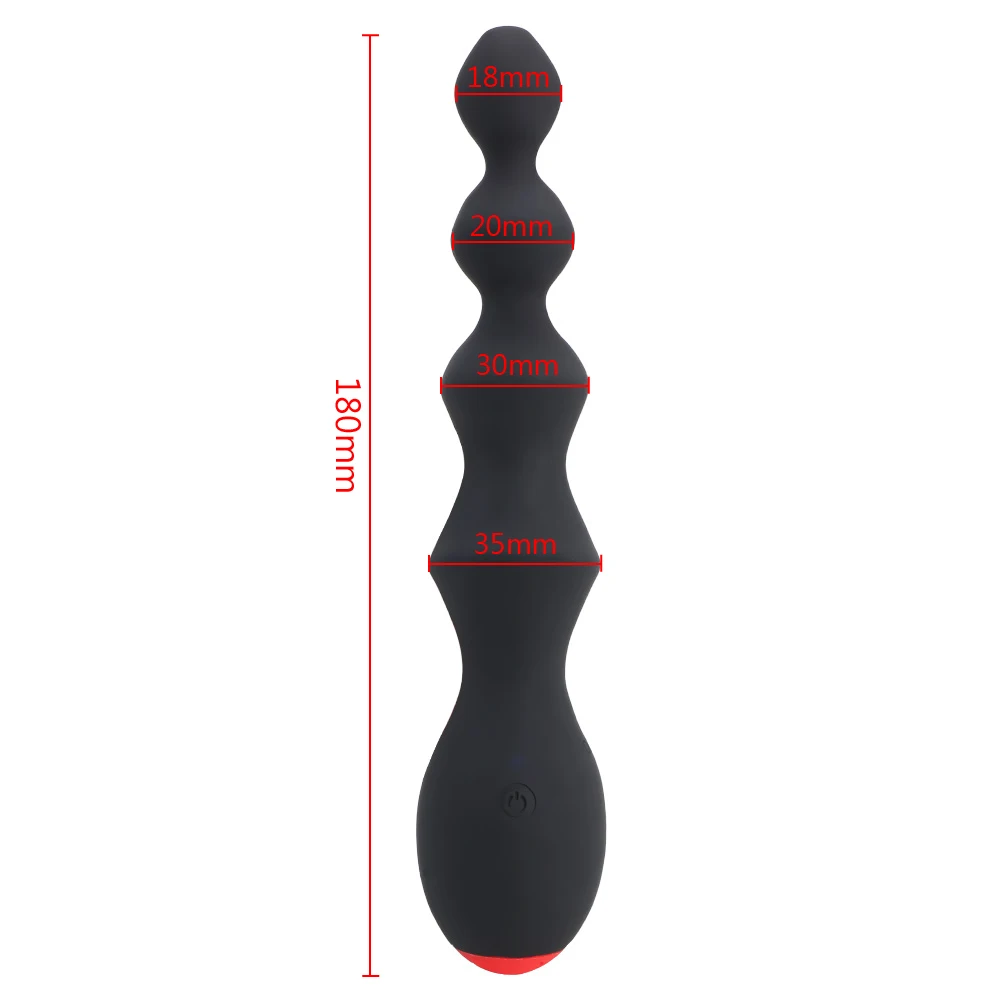 10 Speeds Sex Toy for Women Men Anal Beads Vibrator Clitoris Stimulator Vibrating Butt Plug Prostate Massager | Красота и здоровье