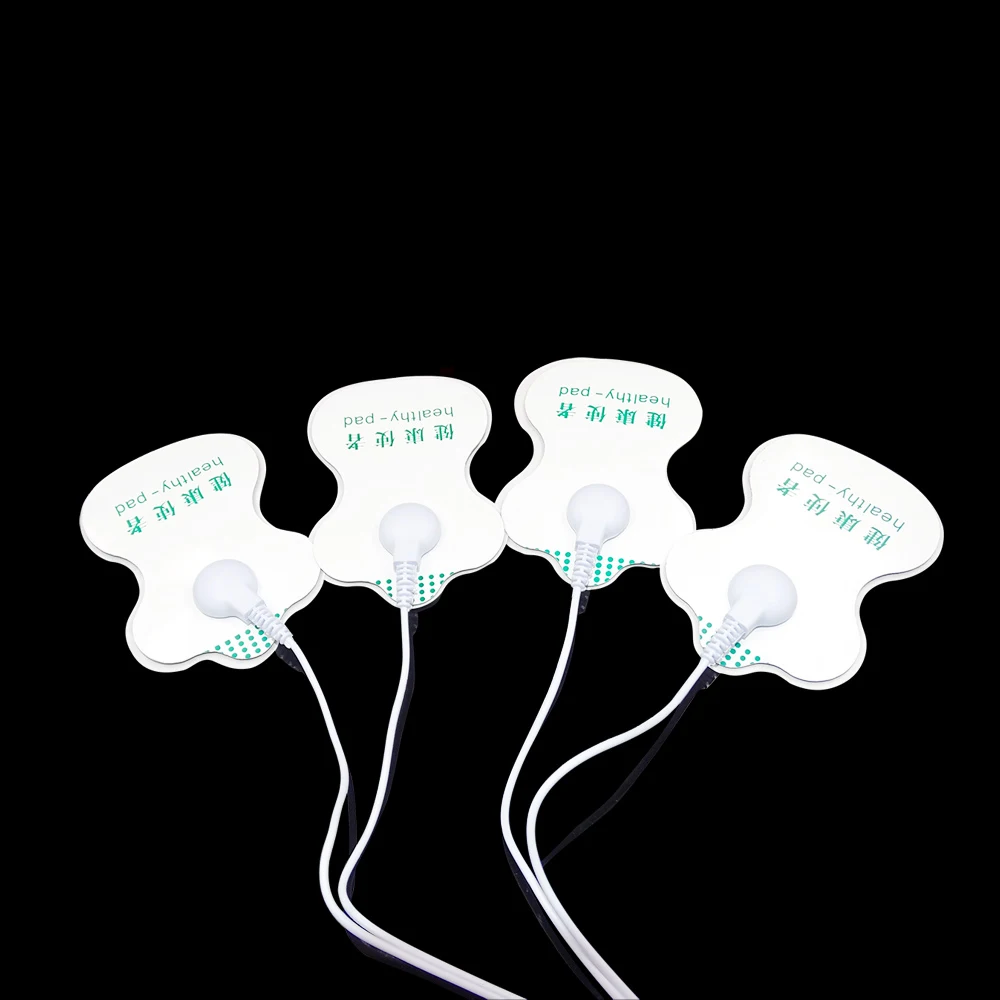 10 шт./лот электроды для здоровья массажные прокладки кабель цифровой акупунктуры