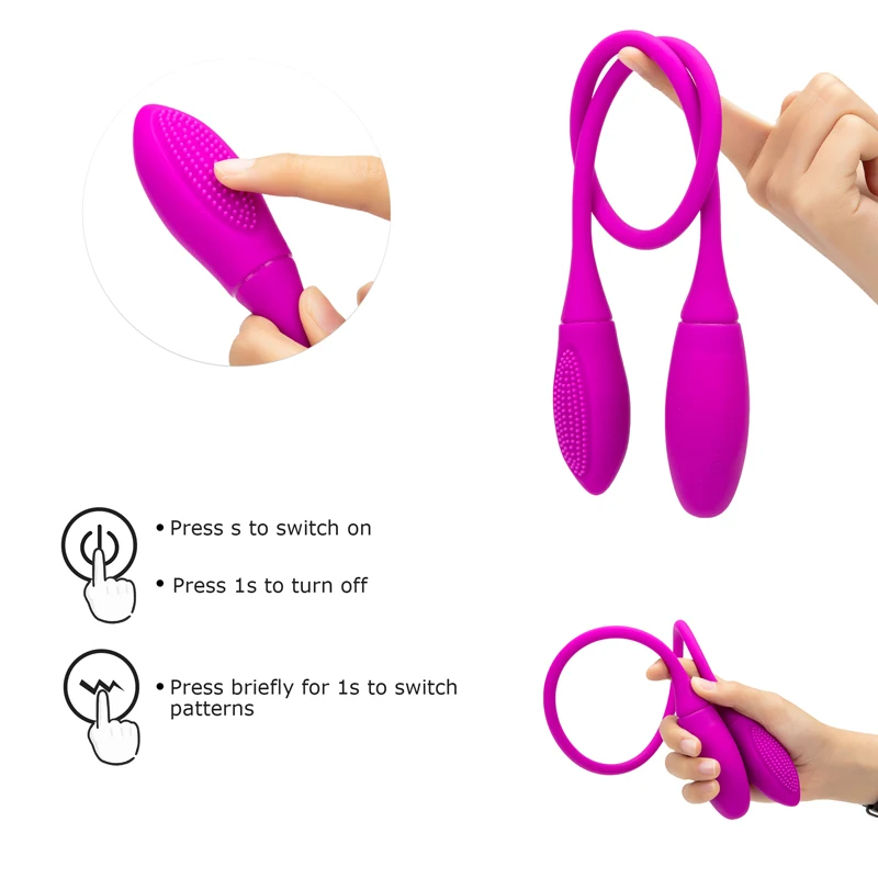 Водонепроницаемый яйцо вибратор двойной фаллоимитатор экстремального размера