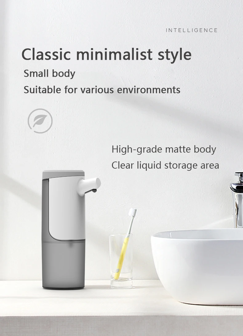

450ML Automatic Soap Dispenser Gel Pump Foam Generator Touchless Wall-Mounted Handsfree Liquid Pump Hand Wash Dispenser Bathroom