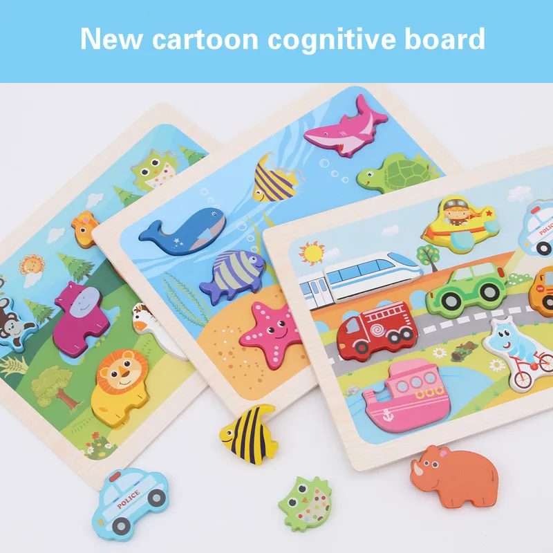 Деревянные игрушки Детские ABC алфавит головоломка здание блокирует обучение