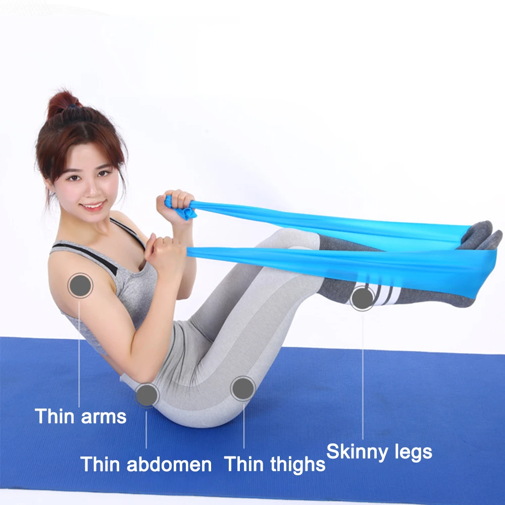 150 см Йога Пилатес стрейч эспандер тянущаяся веревка фитнес упражнения Эспандеры