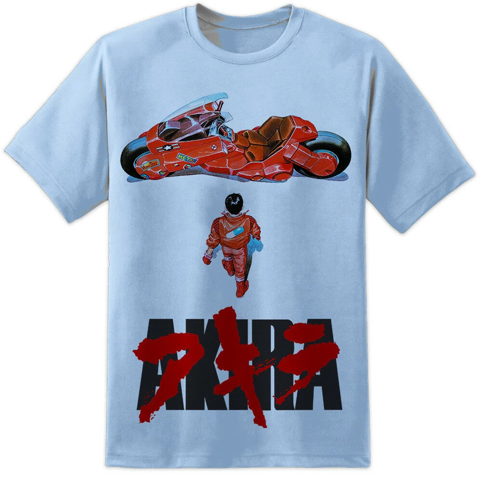 Мужская Kaneda Акира постер фильма футболка Манга мания японского аниме 90S Oldboy