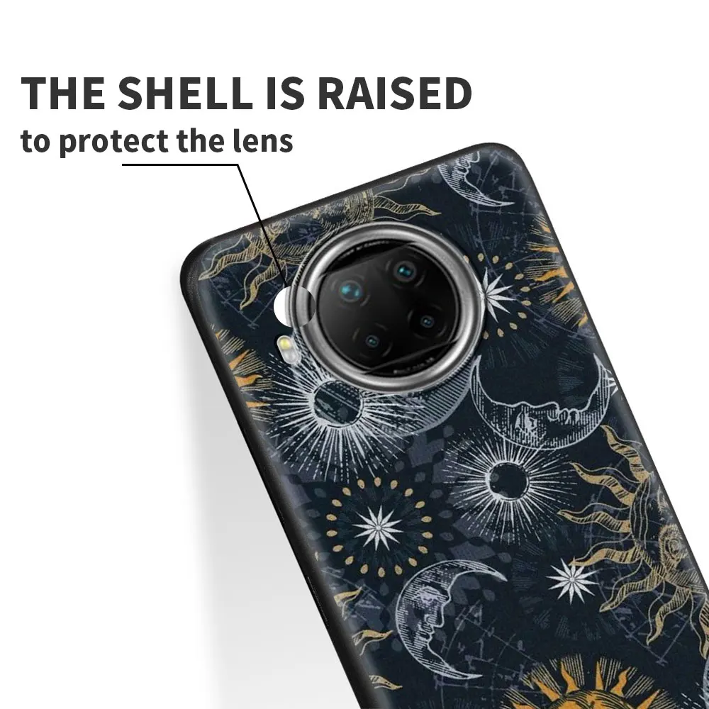 Case for Xiaomi Redmi Note 9S 9 8 Pro 7 8T 10 9C 9A 7A K40 Soft Back Luxury Design Phone Cover 8A 6A Coque Death Tarot Cat | Мобильные